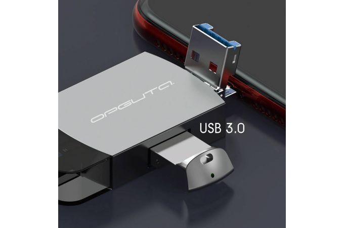 Картридер Орбита OT-PCR25 картридер OTG (TF, SD, microUSB, Type-C)