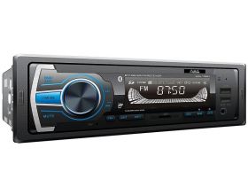 Автомагнитола AURA MP3/WMA AMH-106BT голубая, Bluetooth,2xUSB/micro SD, FLAC