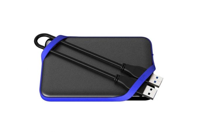 Жесткий диск 2,5" Silicon Power 2Tb A62 Armor Black/Blue SP020TBPHD62SS3B