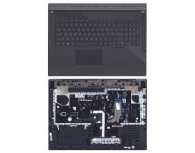Клавиатура для ноутбука Asus G731GW G731GV черная с подсветкой топ-панель