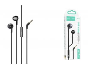 Наушники вакуумные проводные HOCO M115 Sagacious universal earphones with microphone (черный)