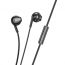 Наушники вакуумные проводные HOCO M115 Sagacious universal earphones with microphone (черный)