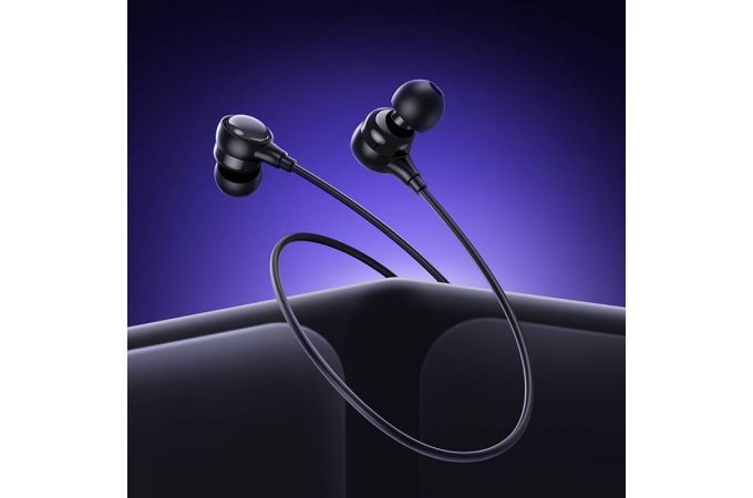 Наушники вакуумные проводные HOCO M116 Benevolent universal digital earphones with microphone штекер Type-C (белый)