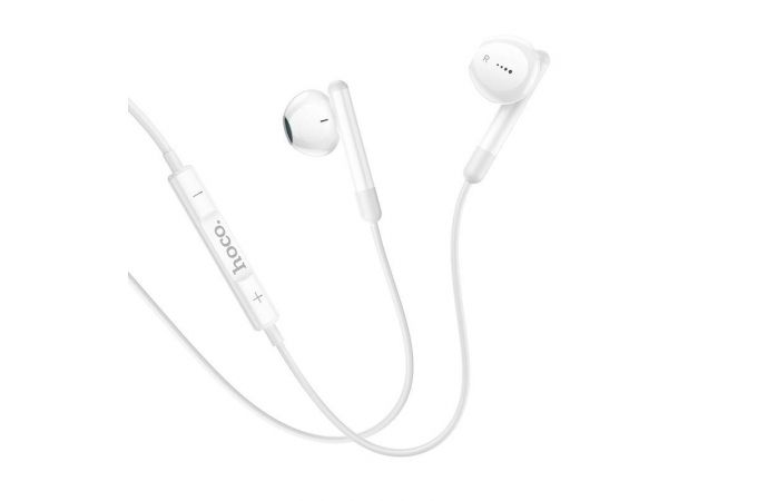 Наушники вакуумные проводные HOCO M93 Type-C Joy wire-controlled штекер Type-C (белый)