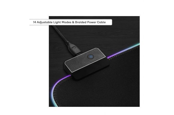 Коврик для мышки с RGB подсветкой Орбита OT-PCM54 (граффити, 30*80 см)