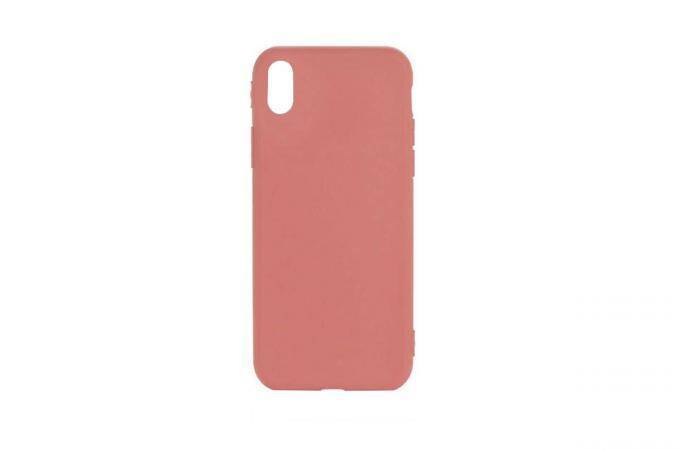 Чехол для iPhone ХR Silicone Case Soft Touch (абрикосовый) версия 2