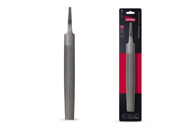 Напильник полукруглый Smartbuy по металлу и дереву, 200 мм,кл. №1, 12.5х3.5мм (SBT-TF-150P4)