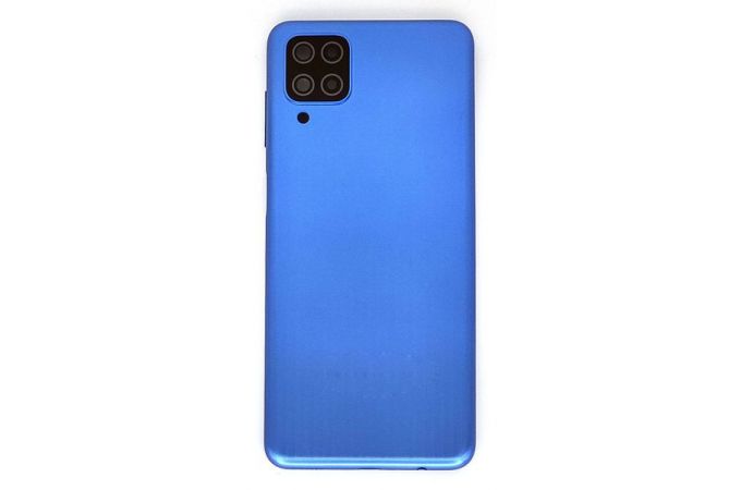 Задняя крышка для Samsung M127F Galaxy M12 + стекло камеры (синий)