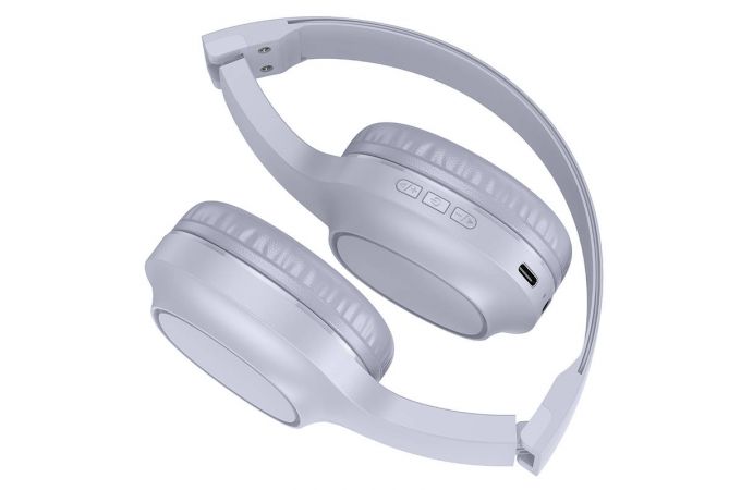 Наушники мониторные беспроводные HOCO W46 wireless headphones Bluetooth (цвет топленое молоко)