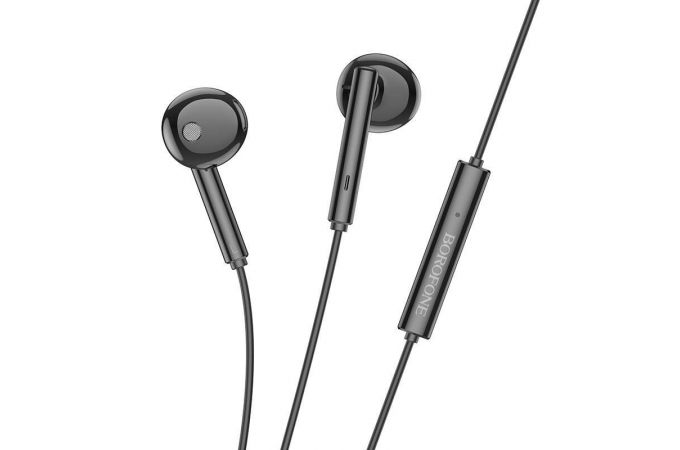 Наушники вакуумные проводные BOROFONE BM82 разъем Type-C (черный)