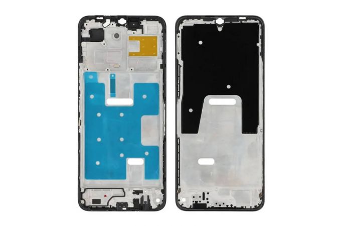 Средняя часть для Huawei Honor X6b (JDY-LX1/ JDY-LX2) (рамка дисплея) черный, с разбора