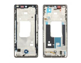 Средняя часть для Infinix Note 40 Pro 4G (X6850) (рамка дисплея) черный, с разбора