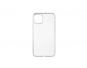 Чехол силиконовый iPhone 11 (6.1) плотный глянцевый (прозрачный)
