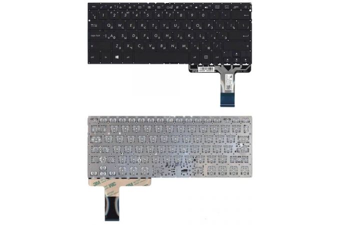 Клавиатура для ноутбука Asus UX330U UX330UA черная с подсветкой