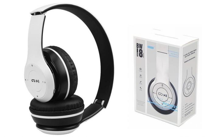 Наушники мониторные беспроводные EZRA BW18 Bluetooth (белый)