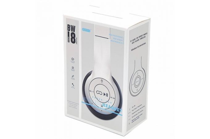Наушники мониторные беспроводные EZRA BW18 Bluetooth (белый)