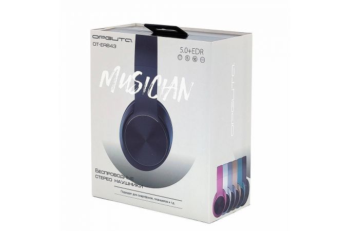 Наушники мониторные беспроводные Орбита OT-ERB43 Bluetooth (зеленый)