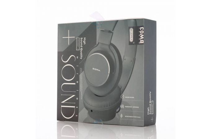 Наушники мониторные беспроводные EZRA BW03 Bluetooth (серый)