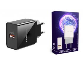 Сетевое зарядное устройство USB Орбита OT-APU55 QC3.0, 3000mA (черный)