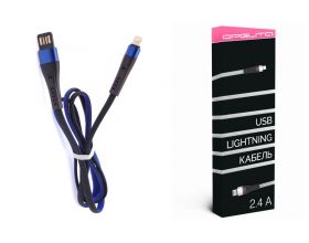 Кабель USB - Lightning Орбита OT-SMI35 2.4A (синий) 1м