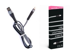 Кабель USB - Lightning Орбита OT-SMI35 2.4A (серый) 1м