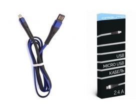 Кабель USB - MicroUSB Орбита OT-SMM58 2.4A (синий) 1м