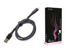 Кабель USB - Lightning Орбита OT-SMI32 2.4A (черный) 1м