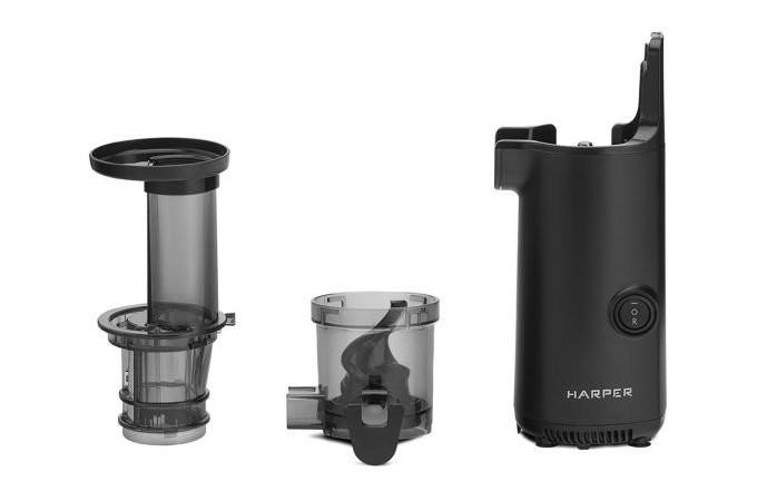 Соковыжималка HARPER HJE-S01 черный 130Вт, шнековая технология