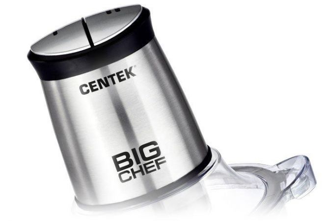 Измельчитель CENTEK CT-1394 стальной 600 Вт, 1,5 л, стеклянная чаша, 2 скорости