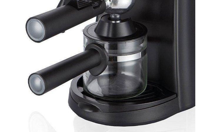 Кофеварка CENTEK CT-1160 стальная/черная