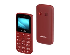 Сотовый телефон MAXVI  B100 Wine Red