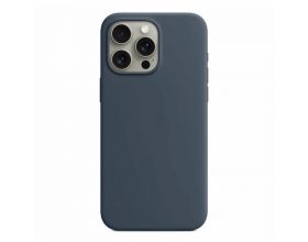 Чехол для iPhone 15 Pro (6,1) Soft Touch (штормовой синий) MagSafe