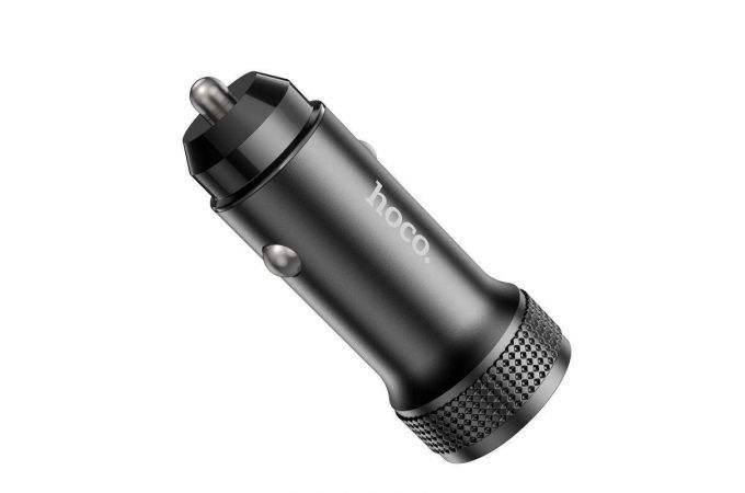 Автомобильное зарядное устройство АЗУ USB HOCO Z49А Level QC3.0 (черный)