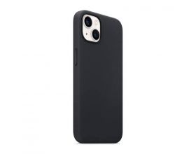Чехол для iPhone 13 leather case magsafe (6.1) Midnight