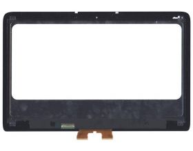 Модуль (матрица + тачскрин) для HP N133HSE-EA1 черный с рамкой