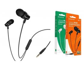 Наушники вакуумные проводные BOROFONE BM38 Bright sound Universal earphones (черный)