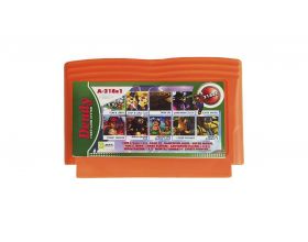 Картридж 8 bit 218в1 A-218в1 CHIP&DALE 1.2.3+TANK 90+SUPER MARIO+DARKWING DUCK+M.K.4+STREET FIGHTER+
