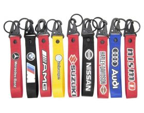 Ремешок на руку для ключей с карабином (MITSUBISHI) (цвет в ассортименте)