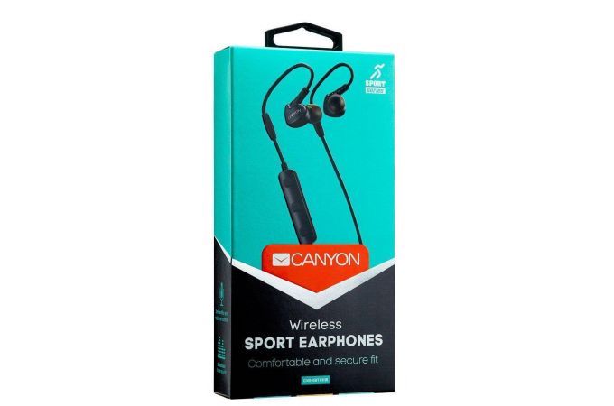 Наушники вакуумные беспроводные Canyon BTH-1 Bluetooth (черный)