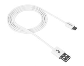 Кабель USB - MicroUSB Canyon UM-1 (белый)