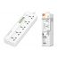 Сетевой фильтр LDNIO SC5614 2м/ 5  розеток EU_UK_US/ 2500W/ 6 USB/  Выключатель/ White