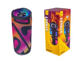 Портативная беспроводная колонка Perfeo Bluetooth "STREET" FM, MP3 USB/TF, AUX, TWS, LED, HF, 10Вт, 1800mAh, граффити