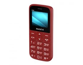 Сотовый телефон MAXVI  B100  Wine Red вскр.упак(-5%)