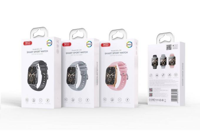 Смарт часы XO J10 AMOLED Screen Star Mist Magnetic Square Sports Talking Pink