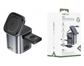 Беспроводное зарядное устройство ACEFAST Z9 80W 6-in-1 multifunctional GaN desktop charging station (Металический)