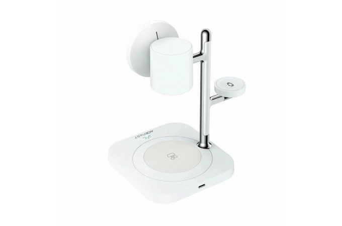Беспроводное зарядное устройство ACEFAST E39 4-IN-1 desktop wireless charger (Белый)