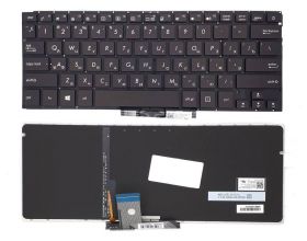 Клавиатура для ноутбука Asus ZenBook UX310 черная под подсветку