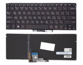 Клавиатура для ноутбука Asus ZenBook UX310 черная под подсветку