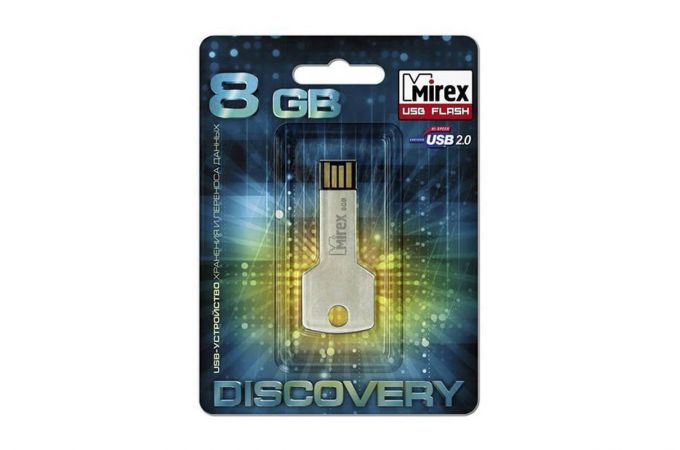Флешка USB 2.0 Mirex CORNER KEY 8GB (ecopack)