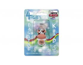 Флешка USB 2.0 Mirex COW PEACH 4GB (ecopack)